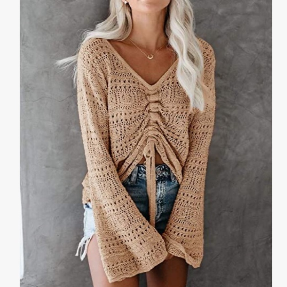 Boho Crochet Sweater